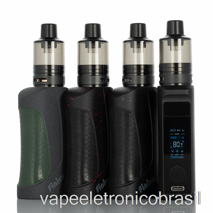 Vape Eletrônico Aspire Finixx 80w Starter Kit Space Navy